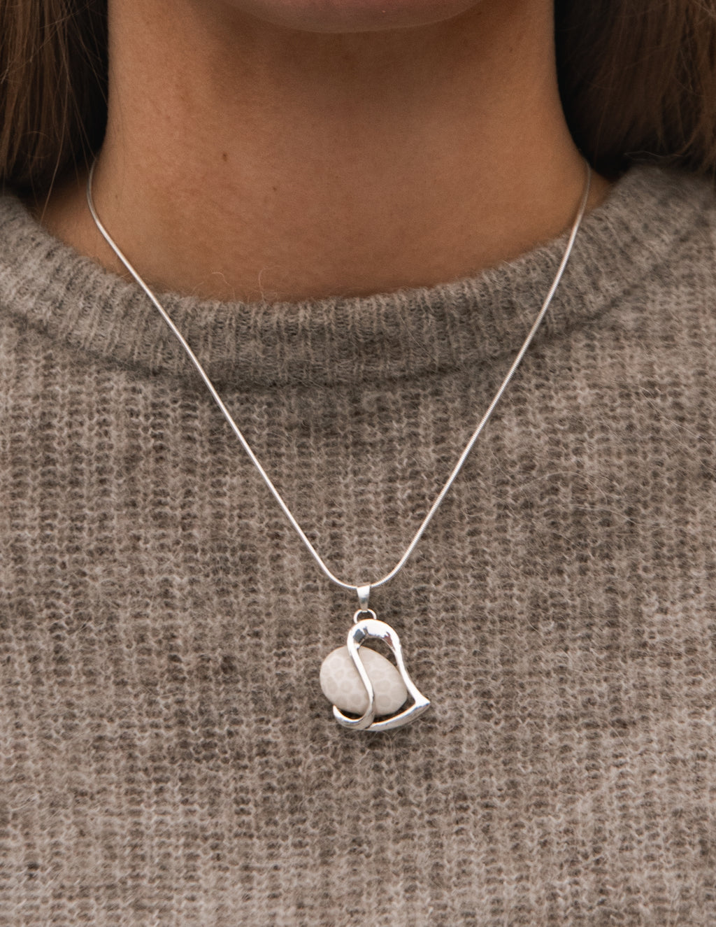 Ananaskorall - Halsband liten