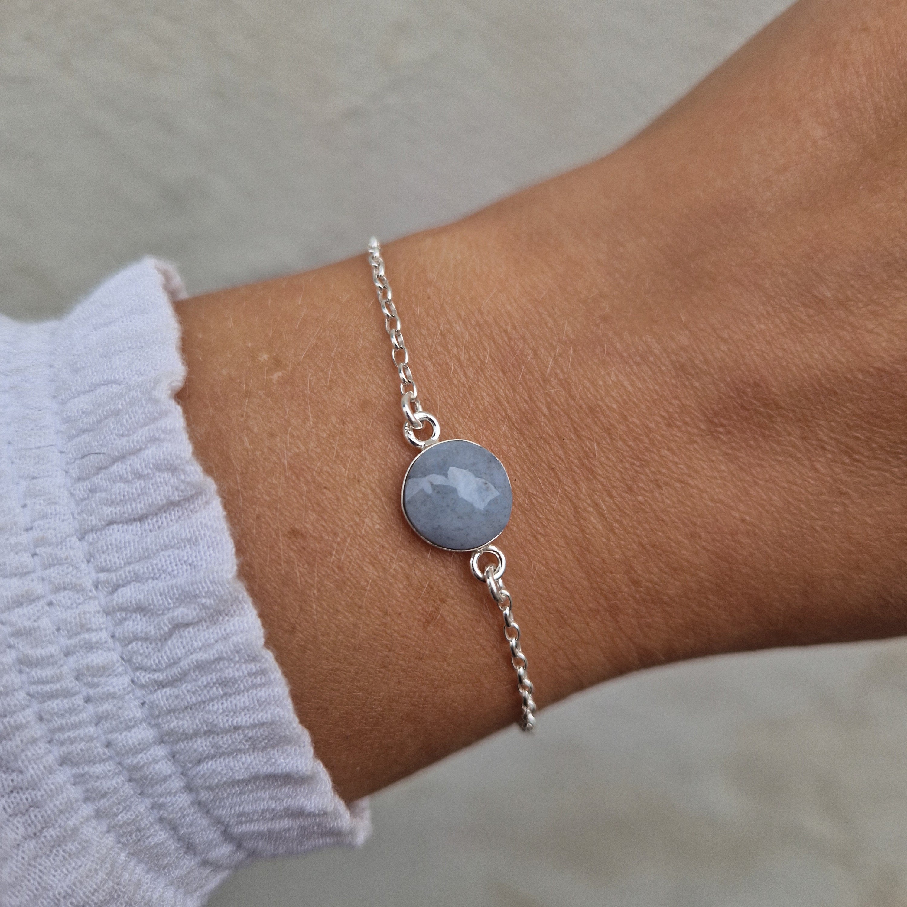 Kalcedon - Armband