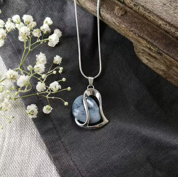 Kalcedon - Halsband liten